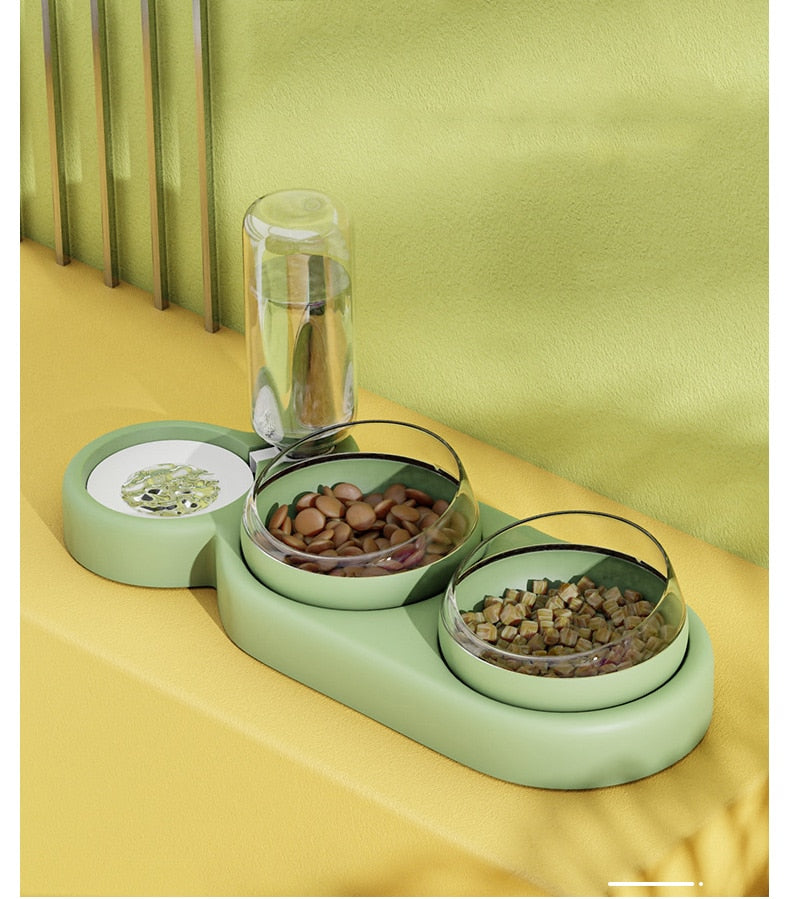 Pets Automatic Feeder And Water Bowls