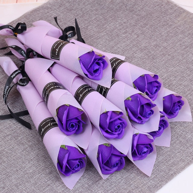 5 Pcs Soap Rose Bouquet