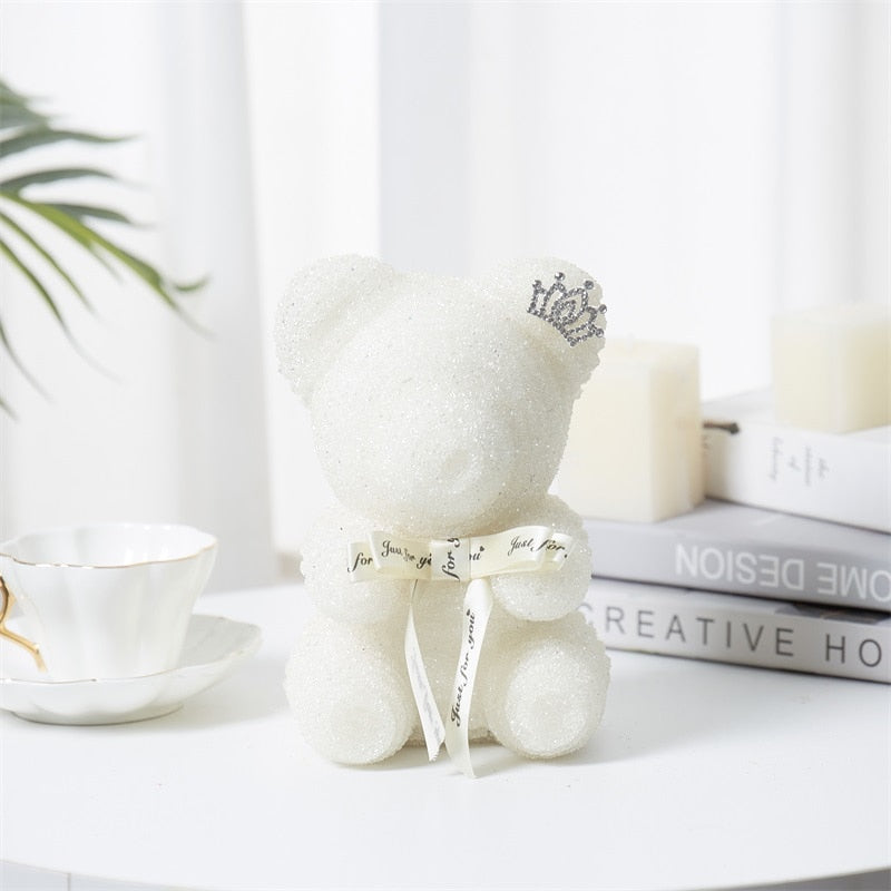 Artificial Flower Rose Bear